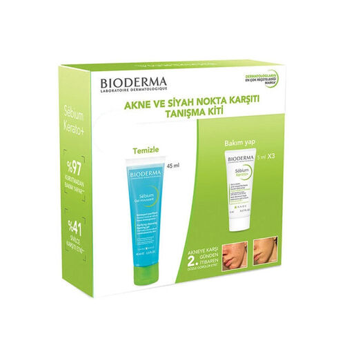 Bioderma Sebium Düzensiz Ciltler ve Siyah Nokta Karşıtı Tanışma Kiti - Bioderma