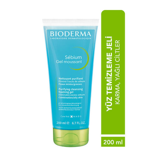 Bioderma Sebium Foaming Temizleme Jeli 200 ml - Bioderma