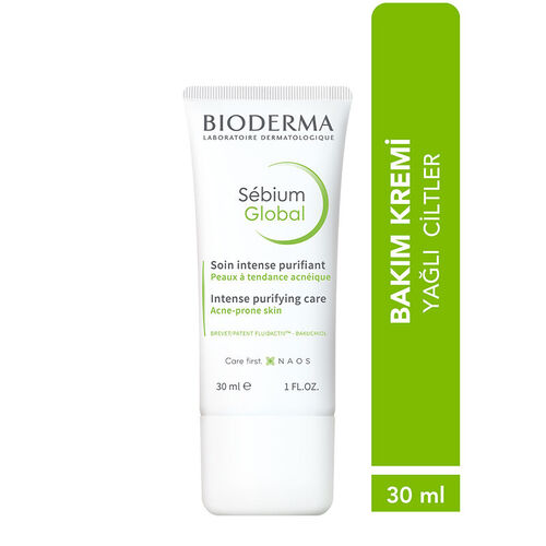 Bioderma Sebium Global Arındırıcı Krem 30 ml - Bioderma