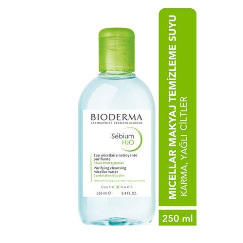 Bioderma Sebium H2O Yüz ve Makyaj Temizleme Suyu 250 ml - Bioderma (1)